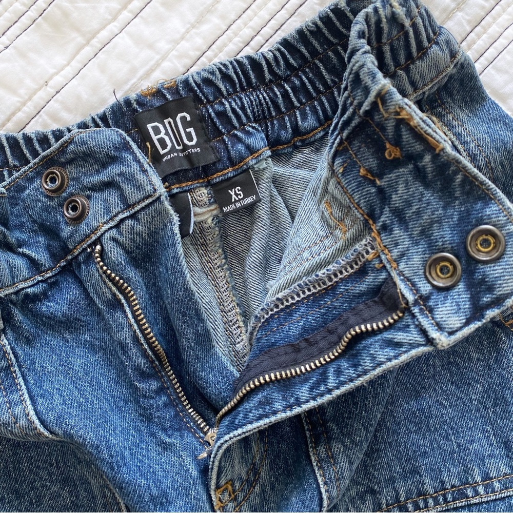 Urban Outfitters BDG Skate Shorts Denim Blue Jean Cargo Style size XS - Picture 12 of 14